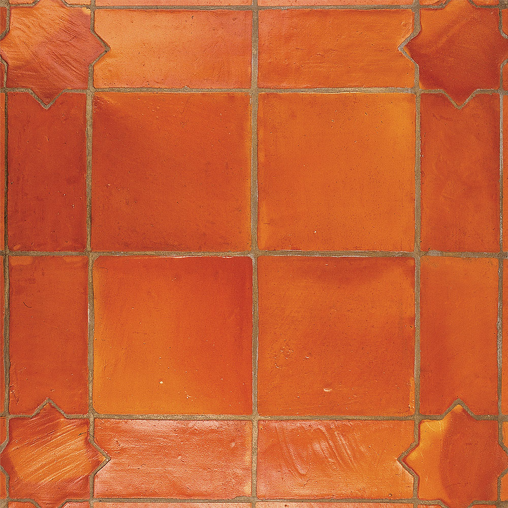 Baldosas barro artesanal colección Terracota cuadrado Anticfang